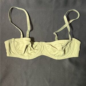 Urban Outfitters Light Olive Underwire Bra